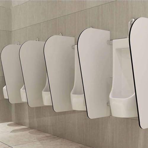 Laohucai Urinaltrennwand für Herrentoiletten, wandmontierte Urinaltrennwand, 90 cm wasserdichte Toiletten-Sichtschutzwand, für öffentliche Plätze, Schulen, Restaurants und Unternehmen(B,4pack) von Laohucai