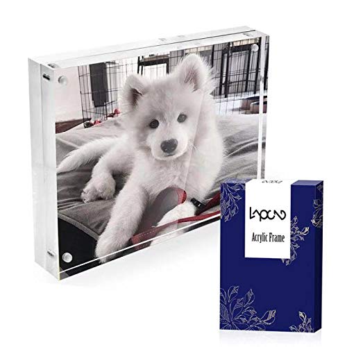 HDmirrorR Lapeno Acryl Bilderrahmen, 5 * 7'' magnetischer Bilderrahmen-Desktop-Bildschirm mit Geschenkbox-Paket 20mm Stärke-transparenter Fotorahmen für Familien-Innenministerium HDmirrorR Lapeno Acryl Bilderrahmen, 5 * 7'' magnetischer Bilderrahmen-Desktop-Bildschirm mit Geschenkbox-Paket 20mm Stärke-transparenter Fotorahmen für Familien-Innenministerium von Lapeno