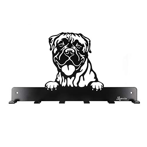 Laperino *Bullmastiff *Schicke und praktische Hundegarderobe XL 450mm Breit - Leinengarderobe (Bullmastiff) von Laperino