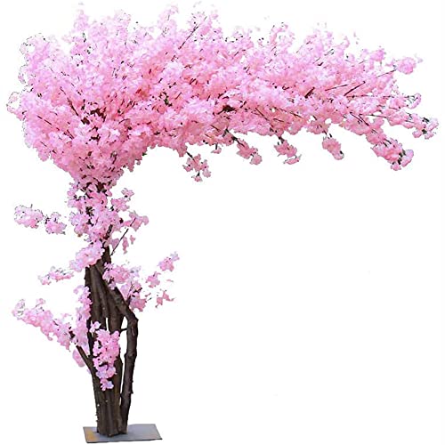 Künstliche Kirschblütenbäume, Simulation Wunschbaum Handgemachter wunderschöner japanischer Baum für Indoor Outdoor Home Office Party Hochzeit,Rosa,1.5M von LapooH
