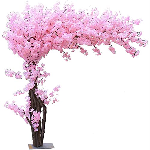 Künstliche Kirschblütenbäume, Simulation Wunschbaum Handgemachter wunderschöner japanischer Baum für Indoor Outdoor Home Office Party Hochzeit,Rosa,2M von LapooH