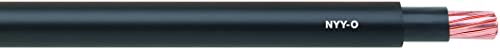 10 Meter Lapp 15502003 NYY-O Stromkabel 2x1,5 mm2 RE I flammwidriges Erdkabel I Starkstromkabel für Innenbereich und Außenbereich I Schlauchleitung schwarz I PVC Erdleitung I Erdungskabel von Lapp
