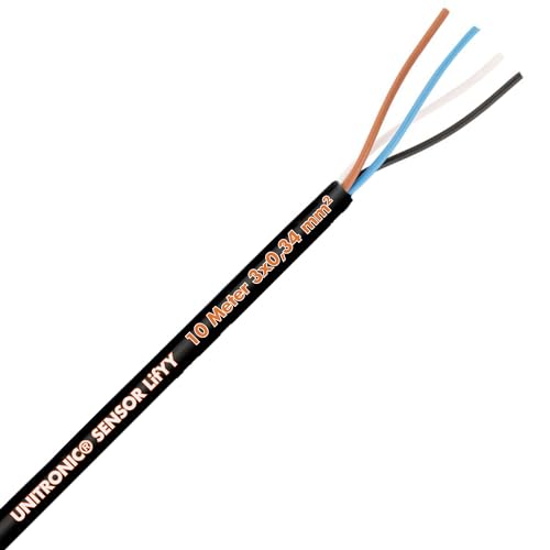 10 Meter Lapp 7038900 Unitronic LifYY 3x0,34 mm² Sensorleitung I Datenkabel I Sensorkabel I Aktorkabel I Aktor-Leitung I 3 adrig von Lapp