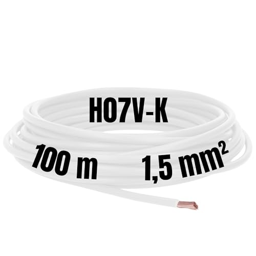 100m Lapp 4160405 Multi-Standard SC 2.1 1 x 1,5 weiß I Kabel für zuverlässige Verbindungen I PVC-Isolierung I Steuerleitung 100m Lapp 4160405 Multi-Standard SC 2.1 1 x 1,5 weiß I Kabel für zuverlässige Verbindungen I PVC-Isolierung I Steuerleitung von Lapp