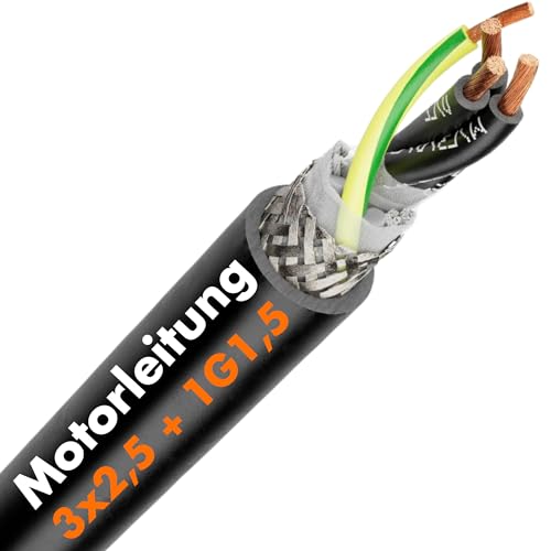 5 Meter Lapp 1023471 ÖLFLEX® SERVO FD zeroCM Motoranschlussleitung 3X2,5+1G1,5 von Lapp