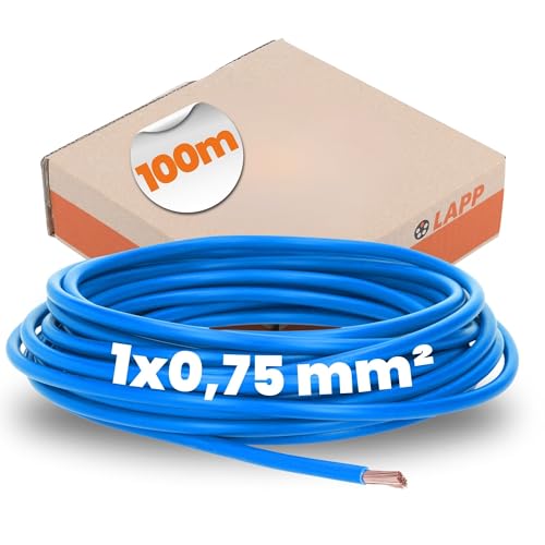 LappKabel 4510022 Litze H05V-K 1 x 0.75mm² Blau 100m von Lapp