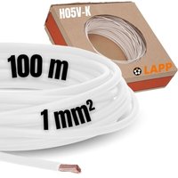 100 Meter Lapp 4510053 H05V-K 1,0 mm² weiß i Verdrahtungsleitung i Aderleitung flexibel i pvc Einzelader i Litze 1mm2 i Verdrahtung 100 Meter Lapp 4510053 H05V-K 1,0 mm² weiß i Verdrahtungsleitung i Aderleitung flexibel i pvc Einzelader i Litze 1mm2 i Verdrahtung von LappKabel