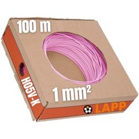 Lappkabel - 100 Meter Lapp 4510083 H05V-K 1x1,0 mm² rosa i Verdrahtungsleitung i Aderleitung flexibel i pvc Einzelader i Draht Litze 1 mm2 i Lappkabel - 100 Meter Lapp 4510083 H05V-K 1x1,0 mm² rosa i Verdrahtungsleitung i Aderleitung flexibel i pvc Einzelader i Draht Litze 1 mm2 i von LappKabel