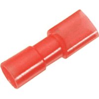 Lappkabel - lapp 61794955 Flachsteckhülse Steckbreite: 4.8 mm Steckdicke: 0.8 mm 180 ° Vollisoliert Rot 100 St. von LappKabel