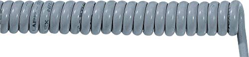 LAPP 70002631 Spiralkabel ÖLFLEX® Spiral 400 P 2000 mm / 6000 mm 3 G 0.75 mm² Grau 1 St. von LappKabel