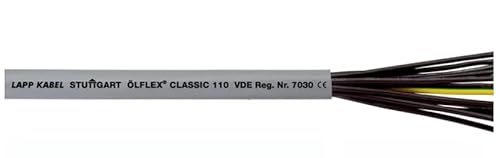 LAPP ÖLFLEX® CLASSIC 110 Steuerleitung 3G 1.50mm² Grau 1119303-25 25m von LappKabel