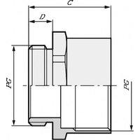 LAPP 52020960 SKINDICHT ZS-XL PG 16 Kabelverschraubung Verlängerung PG16 PG16 Polyethylen Natur 50S von LAPP