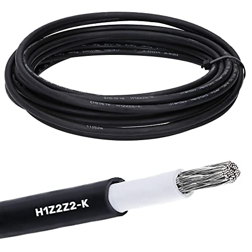 10 Meter Lapp H1Z2Z2-K 10mm² Solarkabel 1X10 Kabel weiß schwarz von Lappkabel