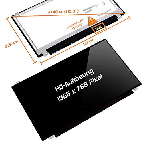 Laptiptop 15,6" LED Display Glossy passend für HP 15-AY104TU 30Pin Bildschirm WXGA HD von Laptiptop