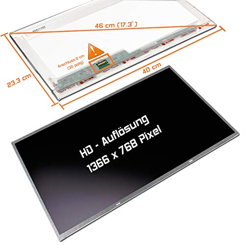 Laptiptop 17,3" LED Display matt passend für WXGA++ HD+ Acer Aspire E5-771-378Y E5-771G-36JA E5-771G-53LZ E5-772-38HB E5-773G-58X6 E5-774-508R E5-774G-33XK E5-774G-53SP E5-774G-596Q ES1-731-P7RK von Laptiptop