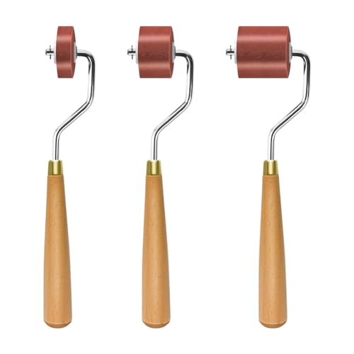 Lapyyne 3-Teiliges Gummiwalzen-Set für Basteln, Tintenwalzen-Set mit Komfortablem für Druckgrafik, Basteln und Stempeln Lapyyne 3-Teiliges Gummiwalzen-Set für Basteln, Tintenwalzen-Set mit Komfortablem für Druckgrafik, Basteln und Stempeln von Lapyyne