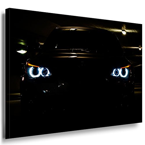 BMW 5 e60 Leinwandbild LaraArt Bilder Wanddeko Wandbild 100 x 70 cm von LaraArt Bilder