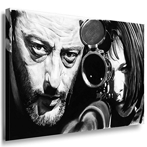 LaraArt Bilder Leon der Profi Leinwandbild / LaraArt Bilder / Mehrfarbig + Kunstdruck XXL f06 Wandbild 100 x 70 cm von LaraArt Bilder