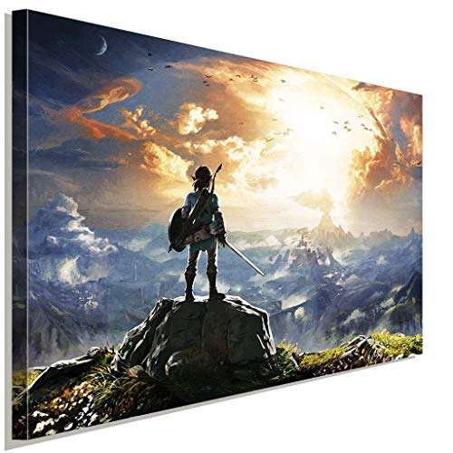 The Legend of Zelda 2 Leinwandbild LaraArt Studio Wanddeko Wandbild 100 x 70 cm von LaraArt Bilder