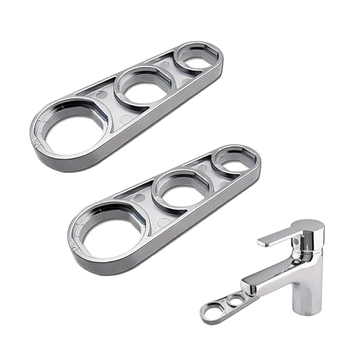 Laralily Wasserhahn Sieb Schlüssel 2 Stück, Wasserhahn Sprudelschlüssel 6 Größen Strahlregler Schlüssel Vielseitig Einsetzbar Mischdüsenschlüssel, Efficient Tool for Regulating Water Flow in Kitchens von Laralily