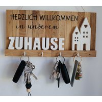 Schlüsselbrett, Zuhause, Keracraft, Holzklötzchen, Wohnen Schlüsselbrett, Zuhause, Keracraft, Holzklötzchen, Wohnen von LarasKreativecke