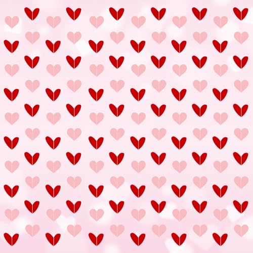 12 Stück Herzgirlande Rot Rosa Valentinstag Dekoration Glitzer Herzgirlanden Hängend Herzen Banner Herzhänge Girlande für Hochzeit Geburtstag Valentiner Party Home Decken Fenstertür Dekoration, 1.6m 12 Stück Herzgirlande Rot Rosa Valentinstag Dekoration Glitzer Herzgirlanden Hängend Herzen Banner Herzhänge Girlande für Hochzeit Geburtstag Valentiner Party Home Decken Fenstertür Dekoration, 1.6m von Larber