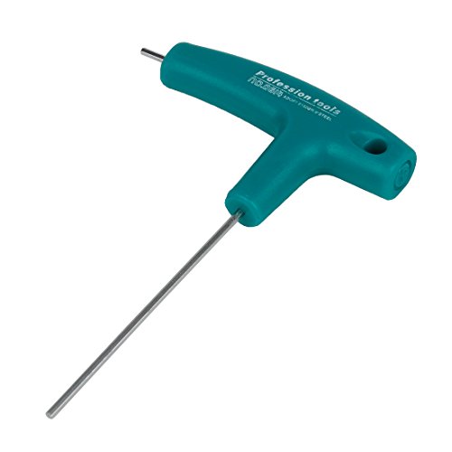 Larcele 1 Stück Innensechskantschlüssel Fluch Schraubenschlüssel Metrisch mit T-Griff NLJBS-02 (2mm) MEHRWEG von Larcele