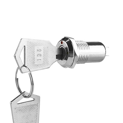 Larcele 12mm 2 Positionen 1NO, Elektrischer Schlüsselschalter YSKG-01 von Larcele