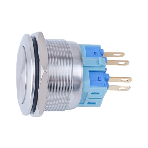Larcele 25mm Metal Drücken Taster Druckknöpfe Wasserdicht Momentan Push Button,1 Stücke JSANKG-15 MEHRWEG Larcele 25mm Metal Drücken Taster Druckknöpfe Wasserdicht Momentan Push Button,1 Stücke JSANKG-15 MEHRWEG von Larcele
