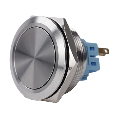 Larcele 30mm Metal Drücken Taster Druckknöpfe Wasserdicht Momentan Push Button,Super Größe,1 Stücke JSANKG-15 MEHRWEG Larcele 30mm Metal Drücken Taster Druckknöpfe Wasserdicht Momentan Push Button,Super Größe,1 Stücke JSANKG-15 MEHRWEG von Larcele