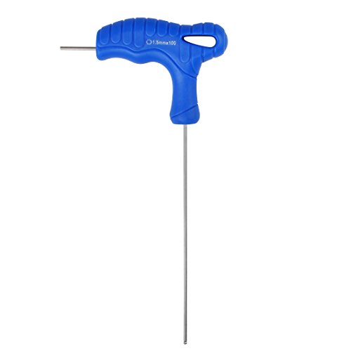 Larcele T-griff Innensechskantschlüssel mit Kugelkopf Metrisch 1 Stück (1.5mm) MEHRWEG von Larcele