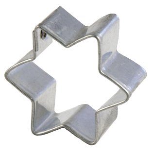 20 St. Ausstechform Stern 6-zackig 3,5cm von Lares