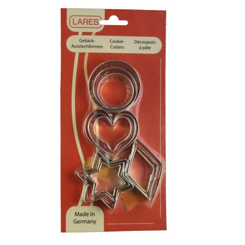Lares Ausstecher Ausstechformen Keksausstecher Terrassen-Set von Lares