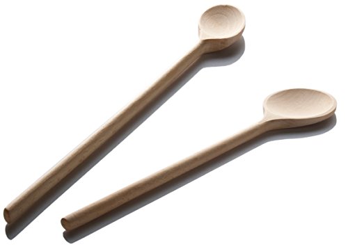 LARES Kochlöffel - 2er Set Rund - mit den Größen 28cm und 32cm - aus Buchenholz - Made in Germany von Lares