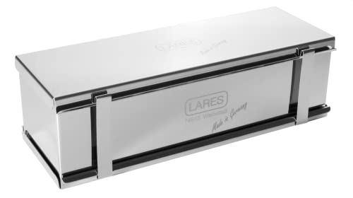 Lares Toastbrotform/Brotbackform mit Teiler - zum Backen von Toast, Kuchen, Vollkorn- oder Früchtebrot - Maße: 30 x 10 x 9 cm - Made in Germany Lares Toastbrotform/Brotbackform mit Teiler - zum Backen von Toast, Kuchen, Vollkorn- oder Früchtebrot - Maße: 30 x 10 x 9 cm - Made in Germany von Lares