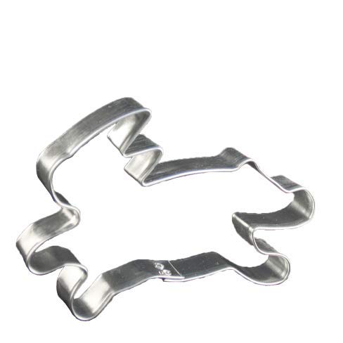 LARES Ausstecher/Ausstechform Hase, springend - für Kekse, Plätzchen, Lebkuchen & Co - Größe: 12cm, Höhe: 1,7cm - Made in Germany von Lares