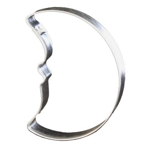 LARES Ausstecher/Ausstechform Mond - für Kekse, Plätzchen, Lebkuchen & Co - Größe: 12cm, Höhe: 1,7cm - Made in Germany von Lares