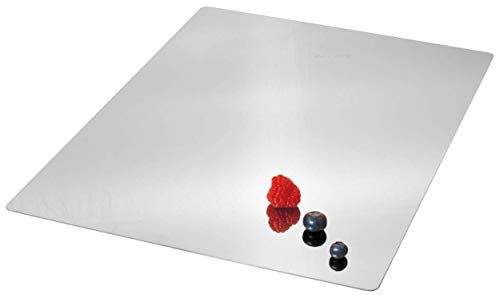 Lares Cake Board/Tortenunterlage - Rechteckiger Tortenretter aus Edelstahl - Maße: 43 x 32 cm - Made in Germany von Lares