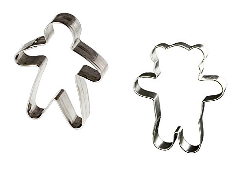 Lares Große Ausstecher/Ausstechformen Sets - Größe von 9&10cm - aus Weißblech - 2er Set Martinsmann & Teddy - Made in Germany Lares Große Ausstecher/Ausstechformen Sets - Größe von 9&10cm - aus Weißblech - 2er Set Martinsmann & Teddy - Made in Germany von Lares