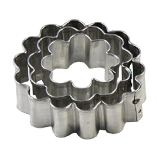 Lares LA1035 Ausstechformen Plätzchen-Ausstecher Terrassen-Ausstechform 3-teilig Welle ca. Ø 3,5 - 5 cm Höhe ca. 1,7 cm Lares LA1035 Ausstechformen Plätzchen-Ausstecher Terrassen-Ausstechform 3-teilig Welle ca. Ø 3,5 - 5 cm Höhe ca. 1,7 cm von Lares