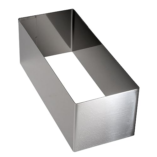 Lares - Schneideform/Backrahmen/Edelstahlform - 25 x 10 x 9 cm - Made in Germany von Lares