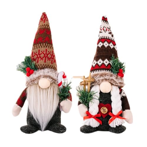 2 Stück Weihnachten Deko Wichtel,Thanksgiving Autumn gestuftes Tablett Dekorationen,Weihnachtsdeko Wichtel Figuren Schwedische Weihnachtszwerg Elfenfiguren für Familie Weihnachten Dekoration 2 Stück Weihnachten Deko Wichtel,Thanksgiving Autumn gestuftes Tablett Dekorationen,Weihnachtsdeko Wichtel Figuren Schwedische Weihnachtszwerg Elfenfiguren für Familie Weihnachten Dekoration von Larfraecy