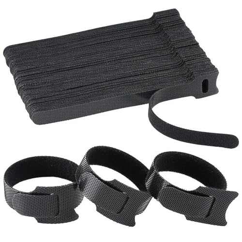 Larfraecy 70 Stück Klett Kabelbinder Wiederverschließbar Klettband Wiederverwendbare Verstellbare Kabelbänder Klettkabelbinder Cable Ties lösbar Organizer 150x12 mm Schwarz für Haus Büro und Garten Larfraecy 70 Stück Klett Kabelbinder Wiederverschließbar Klettband Wiederverwendbare Verstellbare Kabelbänder Klettkabelbinder Cable Ties lösbar Organizer 150x12 mm Schwarz für Haus Büro und Garten von Larfraecy