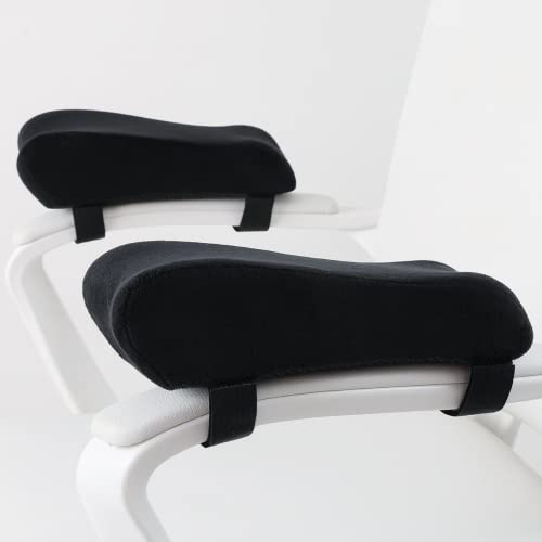 LargeLeaf Chair armrest Cushions Elbow Pillow Pressure Relief Office Chair Gaming Chair armrest with Memory Foam armrest Pads 2-Piece Set of Chair (Ergonomisches Design) von LargeLeaf