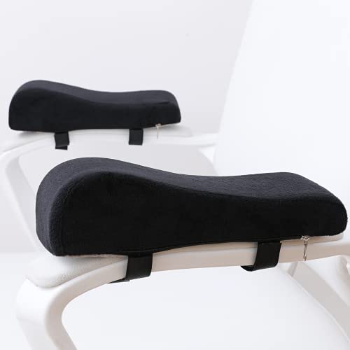 LargeLeaf Stuhl Ergonomische Armlehne Kissen Ellbogen Kissen Druckentlastung Bürostuhl Gaming Stuhl Armlehne mit Memory Foam Armlehne Pads 2-teiliger Satz Stuhl von LargeLeaf