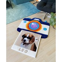 Benutzerdefinierter Snapshot Handgetufteter Teppich, Personalisierter Haustierteppich, Flauschiger Und Weicher Tufting von LargoModern