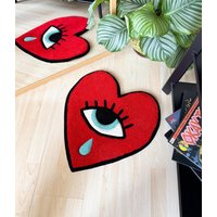 Crying Heart Getufteter Teppich/Handgemachter Tufting Rug von LargoModern