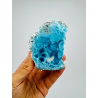 Roher Super Blue Larimar, Aaa Meditationsstein, Larimarstein, Natürlicher Heilstein von LarimarMiner