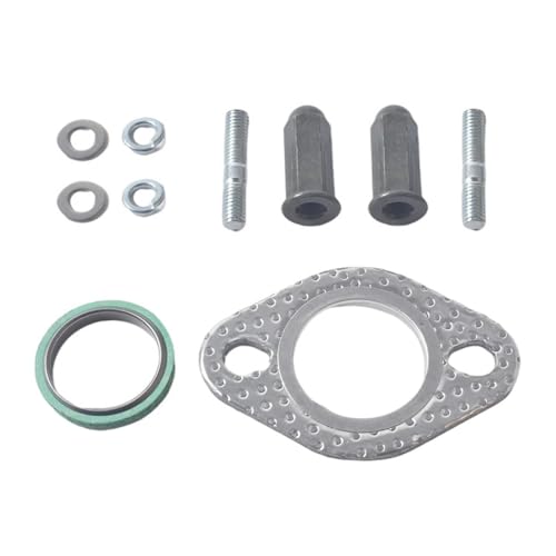 Laroal 1 Set Auspuff Stehbolzen Mutter Scheibe Dichtung Kit Auspuff Dichtung Für Abgas System Kompatibel Mit Für Roller Moped Quad Motor von Laroal