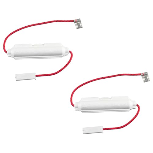 Laroal 2 Stück 5 KV 0,8 A Hochspannungssicherung für Mikrowellenherde Universal-Sicherungshalter für Mikrowellenreparatur Weißes Ersatzzubehör für Mikrowellenherd-Sicherung Laroal 2 Stück 5 KV 0,8 A Hochspannungssicherung für Mikrowellenherde Universal-Sicherungshalter für Mikrowellenreparatur Weißes Ersatzzubehör für Mikrowellenherd-Sicherung von Laroal